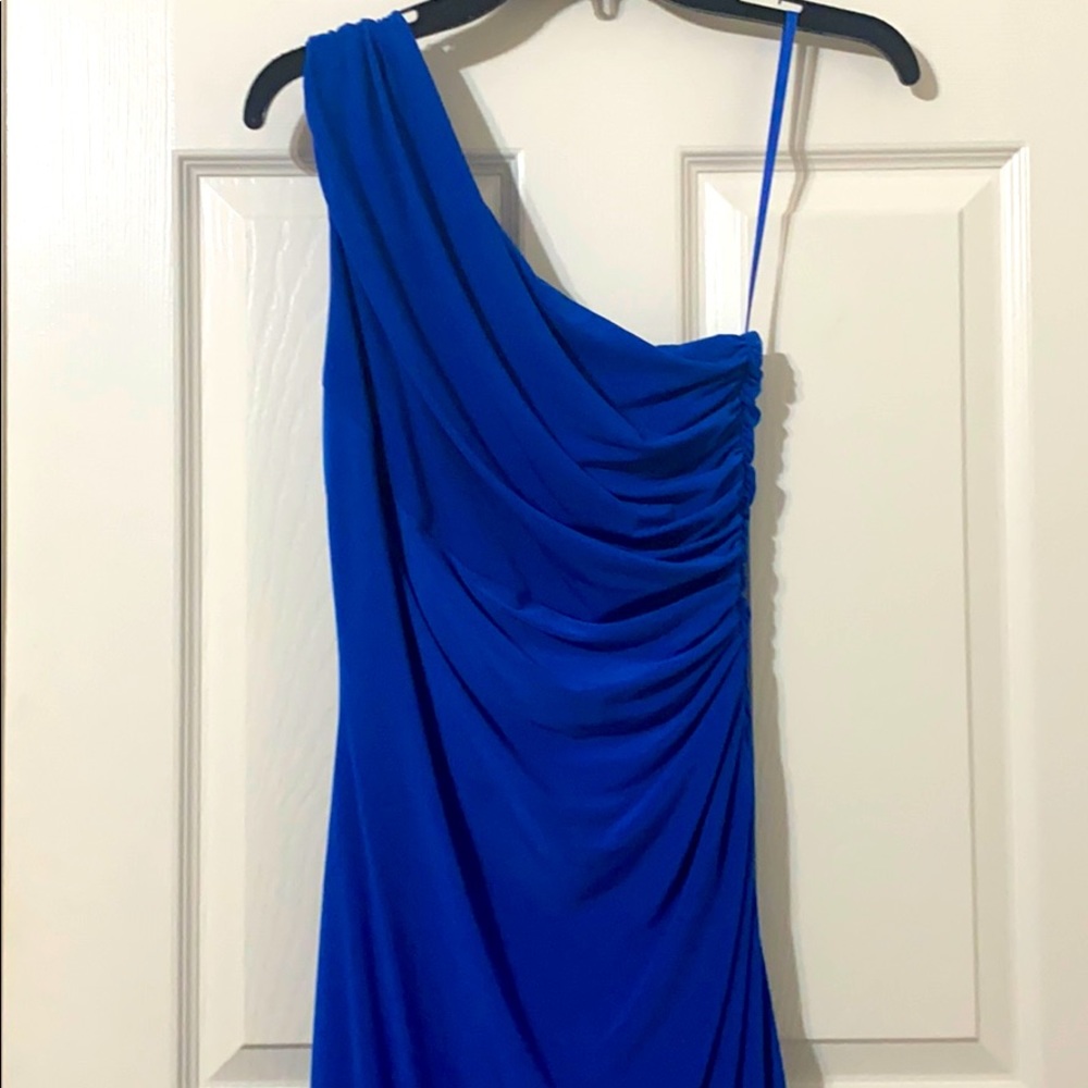 Ralph Lauren One Shoulder Cocktail Dress - Picture 2 of 3